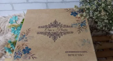 Kit 2 Xícaras e Caixa MDF Personalizadas