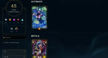 Conta League of Legends Full Acesso - 122 Champs e 45 Skins