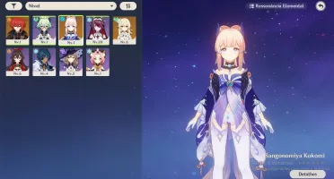 CONTA KOKOMI + DILUC + LANÇA DE JADE / AR 7 / GENSHIN IMPACT