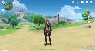CONTA KOKOMI + DILUC + LANÇA DE JADE / AR 7 / GENSHIN IMPACT