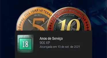 CONTA ANTIGA STEAM 21 ANOS (13 SETEMBRO DE 2003) 5 E 10 ANOS