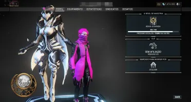 Warframe conta MR 18 BOLADA!