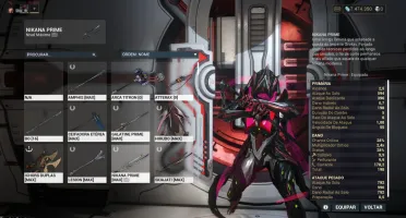 Warframe conta MR 18 BOLADA!