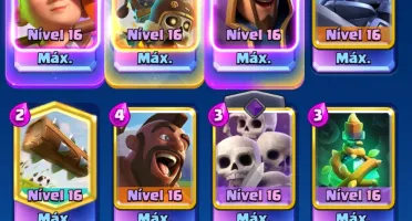 Clash Royale 14K Troféus | Rei 16 Máx | +745K Ouro | +6K Gem