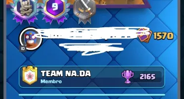 Clash Royale 14K Troféus | Rei 16 Máx | +745K Ouro | +6K Gem