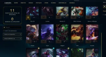 CONTA SMURF LOL G1