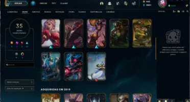 Conta LOL - Platina 1, MMR de D4.(dropou pela inatividade)