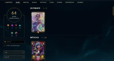 Conta LOL plat 2