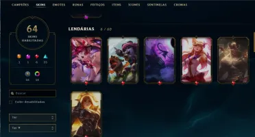 Conta LOL plat 2