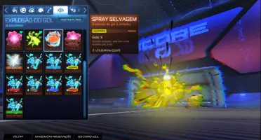 conta rocket league com varios itens e carros