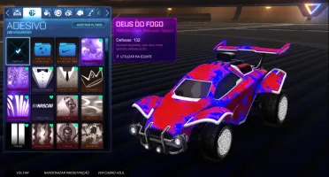 conta rocket league com varios itens e carros