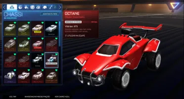 conta rocket league com varios itens e carros