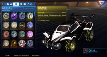 conta rocket league com varios itens e carros
