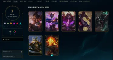 Conta mestre LoL (sem email confirmado)