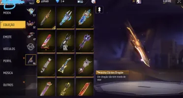 CONTA FREE FIRE RARA!