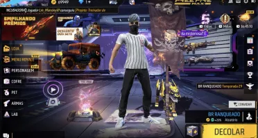 CONTA FREE FIRE RARA!