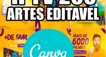 Pack Templates Iptv Editavel no Canva