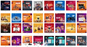 Pack Templates Iptv Editavel no Canva