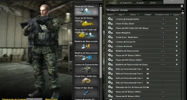 Conta Combat Arms Major 3 "Imperdível"