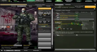 Conta no Combat Arms 2,1M GP e armas permanentes