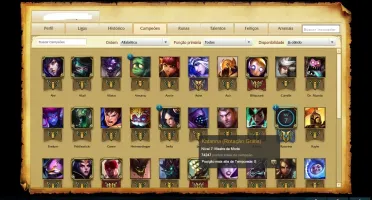 Conta League of Legends Smurf com MMR ALTO