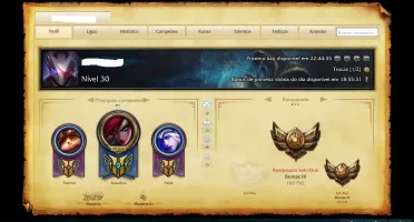Conta League of Legends Smurf com MMR ALTO