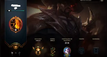 conta lol gold III .