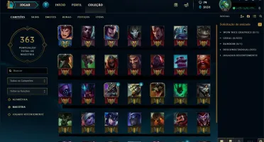 CONTA PRATA IV - LVL 42 - 136 Campeões - 84 skins