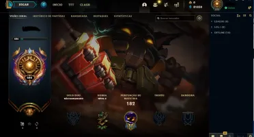 Conta TODOS OS CHAMPS + SKINS RARAS