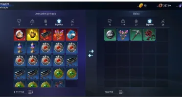 LVL 80, 94k de poder puro sem clã, 1 pet épic e 1 anel épic