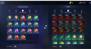LVL 80, 94k de poder puro sem clã, 1 pet épic e 1 anel épic