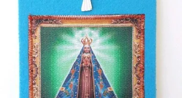 Quadrinho N. S. Aparecida com Divino
