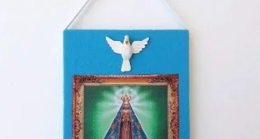 Quadrinho N. S. Aparecida com Divino