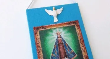 Quadrinho N. S. Aparecida com Divino