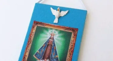 Quadrinho N. S. Aparecida com Divino