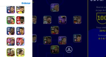 Conta de efootball mobile