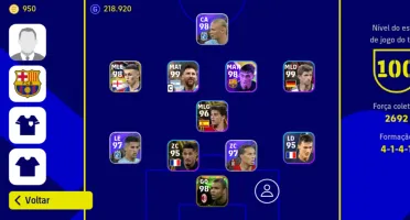 Conta de efootball mobile