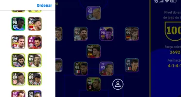 Conta de efootball mobile
