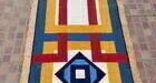 Bordado Arraiolos. Passadeira - 184 x 71 cm - Pe-29