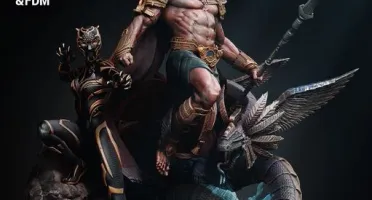 Wicked - Black Panther and Namor Diorama 3d stl