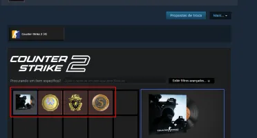 CONTA CS2 com Prime + Insígnia de Lealdade + Medalha 5 Anos