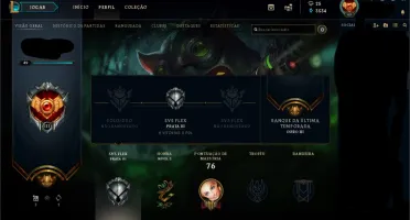 Vendo conta de LOL - LVL 49 com 9 skins