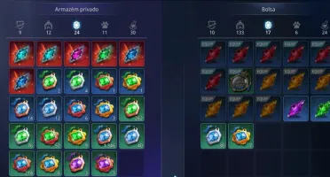 Mir4 SA14 Arqueira LVL 70 81K poder 1 Pet épico Torres Upada