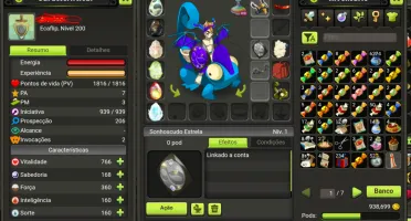 Conta Exclusiva Dofus Touch ECA/CRA/ROUB - Servidor Talok