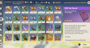 Conta Genshin 12 Personage 5* - 5 armas 5* - Quase todos 4*