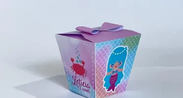 Kit Festa 20 Lembrancinhas Sereia Personalizadas