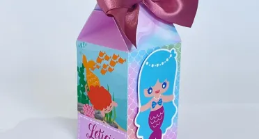 Kit Festa 20 Lembrancinhas Sereia Personalizadas