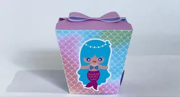 Kit Festa 20 Lembrancinhas Sereia Personalizadas