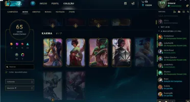 CONTA LEAGUE OF LEGENDS