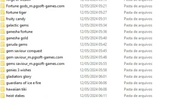 Pack de jogos da Originais da PgSoft